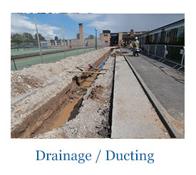 Drainage and ducting